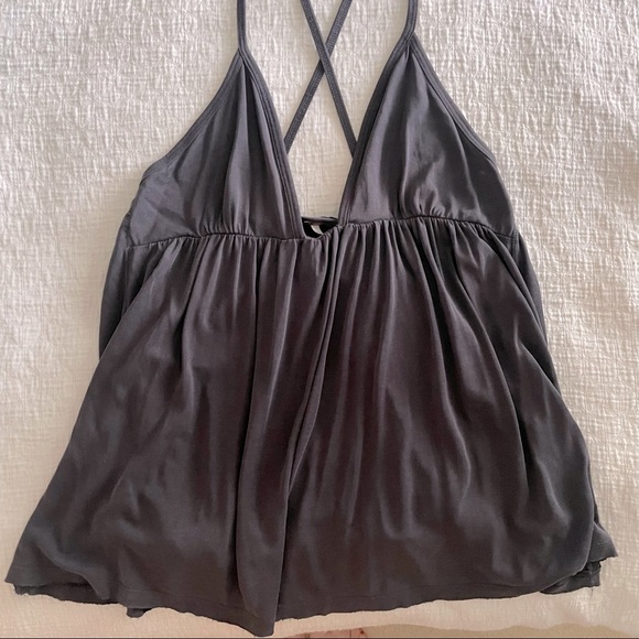 Free People twisted strap peplum tank top - Picture 4 of 7